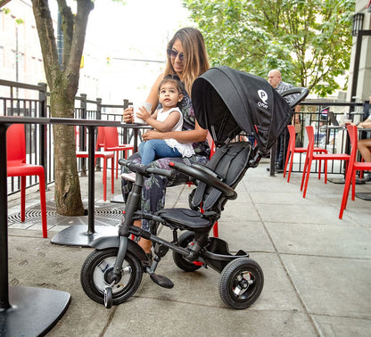Q Play Rito Plus Folding Stroller Trike - Black - RTP1B