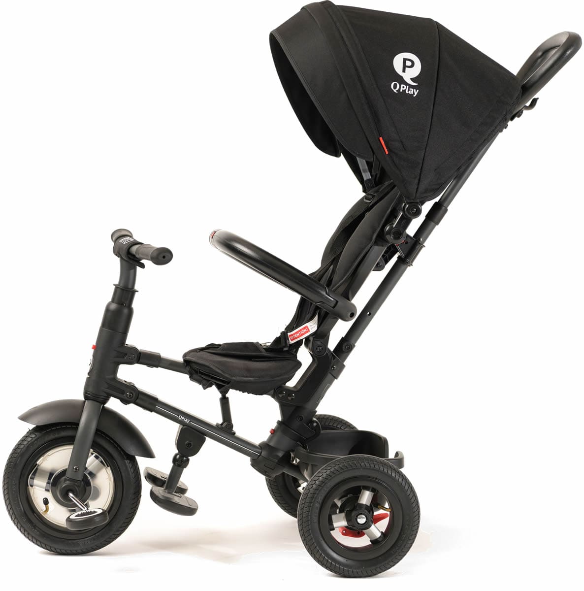 Q Play Rito Plus Folding Stroller Trike - Black - RTP1B