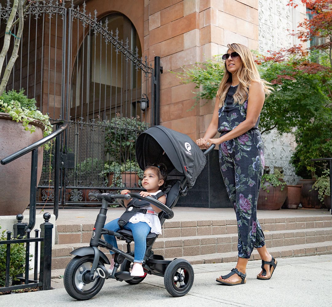 Q Play Rito Plus Folding Stroller Trike - Grey - RTP1G