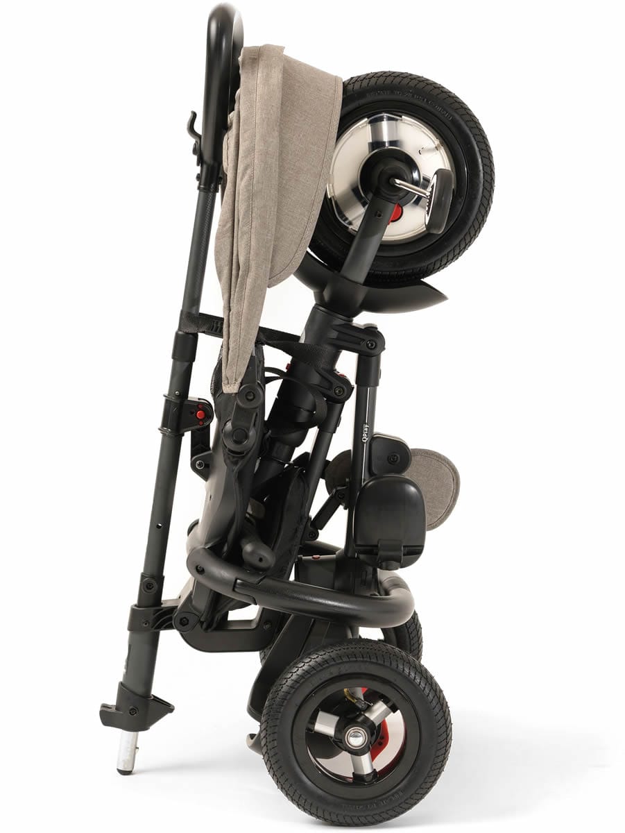 Q Play Rito Plus Folding Stroller Trike - Grey - RTP1G
