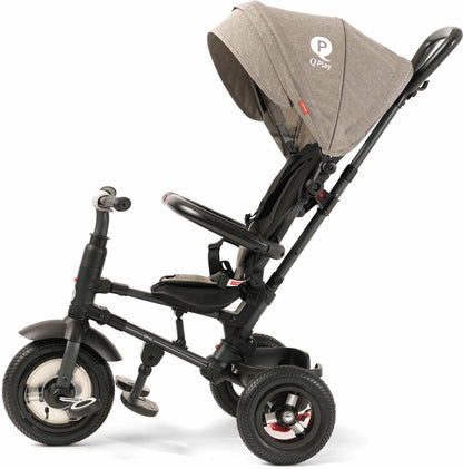 Q Play Rito Plus Folding Stroller Trike - Grey - RTP1G