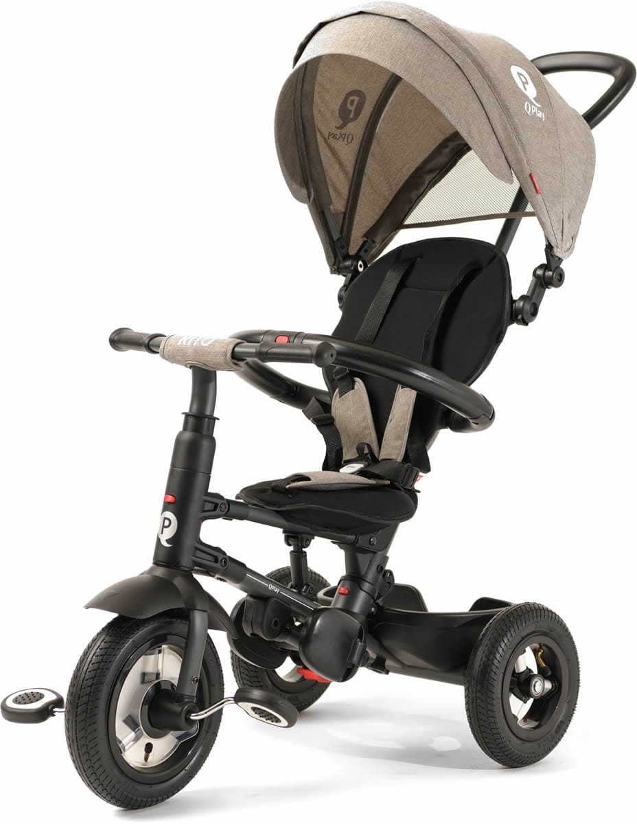 Q Play Rito Plus Folding Stroller Trike - Grey - RTP1G