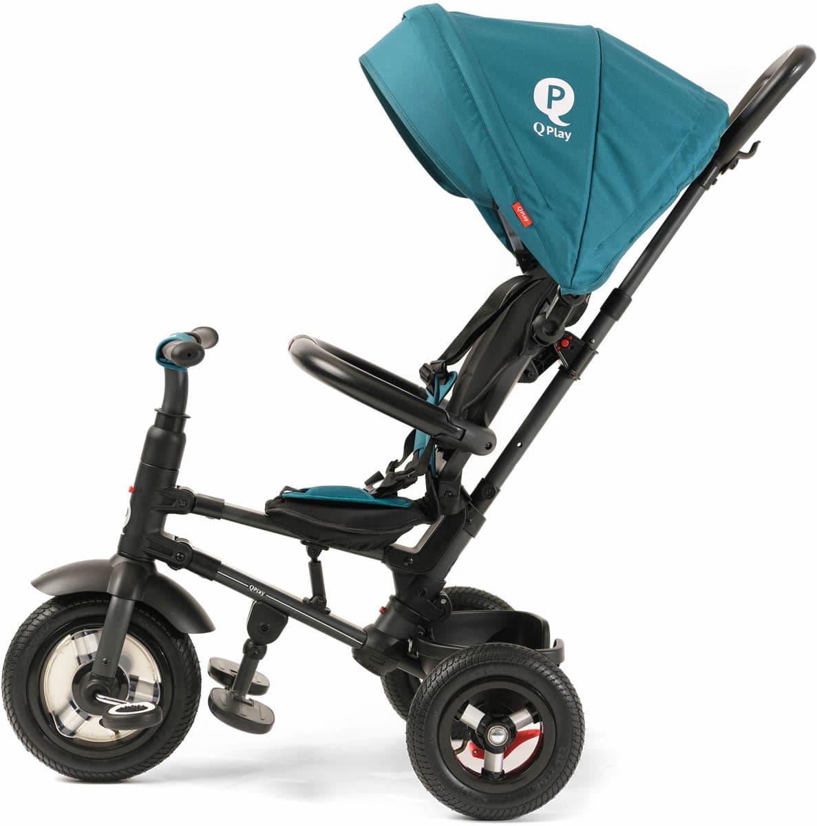 Q Play Rito Plus Folding Stroller Trike - Teal