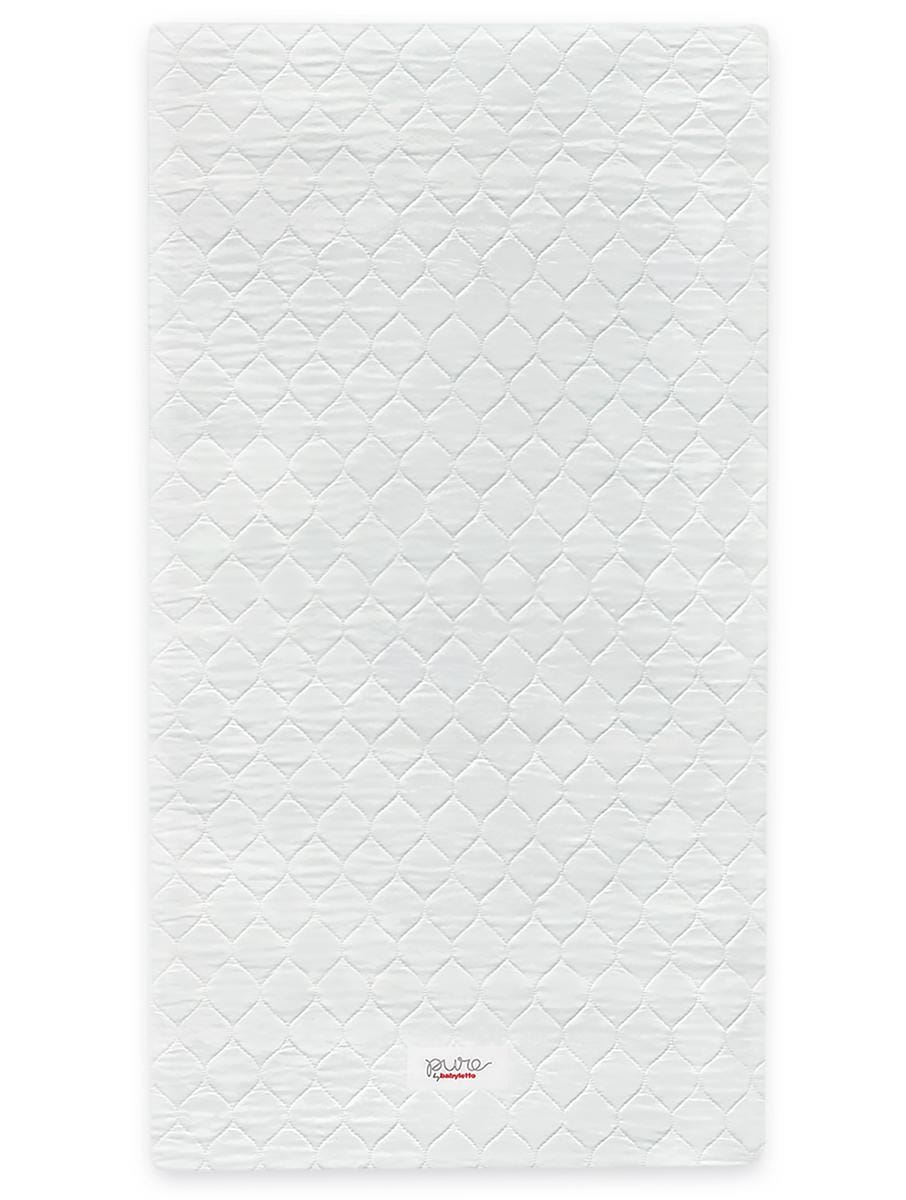 Babyletto Pure Core Mini Crib Mattress w/ Hybrid Quilted Waterproof Cover (Lightweight)