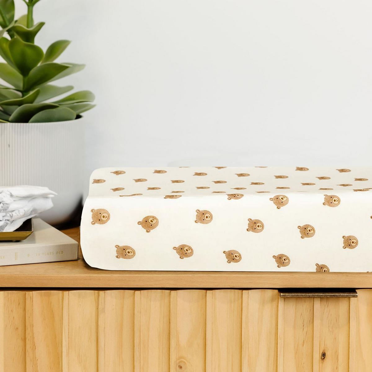 Lou Lou & Company Changing Pad Cover - Teddy