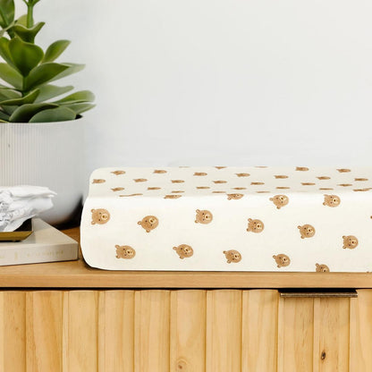 Lou Lou & Company Changing Pad Cover - Teddy