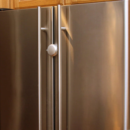 Qdos Adhesive Fridge/Freezer Lock - Chrome - 17-10004