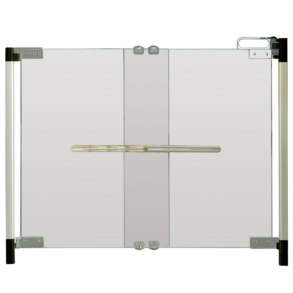 Qdos Crystal Hardware Mount Gate - Chrome - 17-20006-1