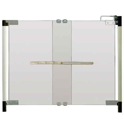 Qdos Crystal Hardware Mount Gate - Chrome - 17-20006-1