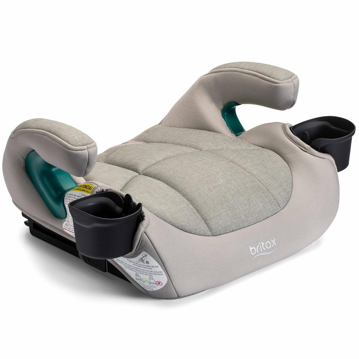 Britax UpNGo Click Backless Booster with Rigid LATCH - Parchment - E1D477G