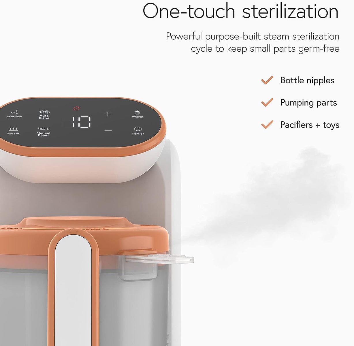 Quark Quook Baby Food Maker, Bottle Warmer & Sterilizer - QUOOK