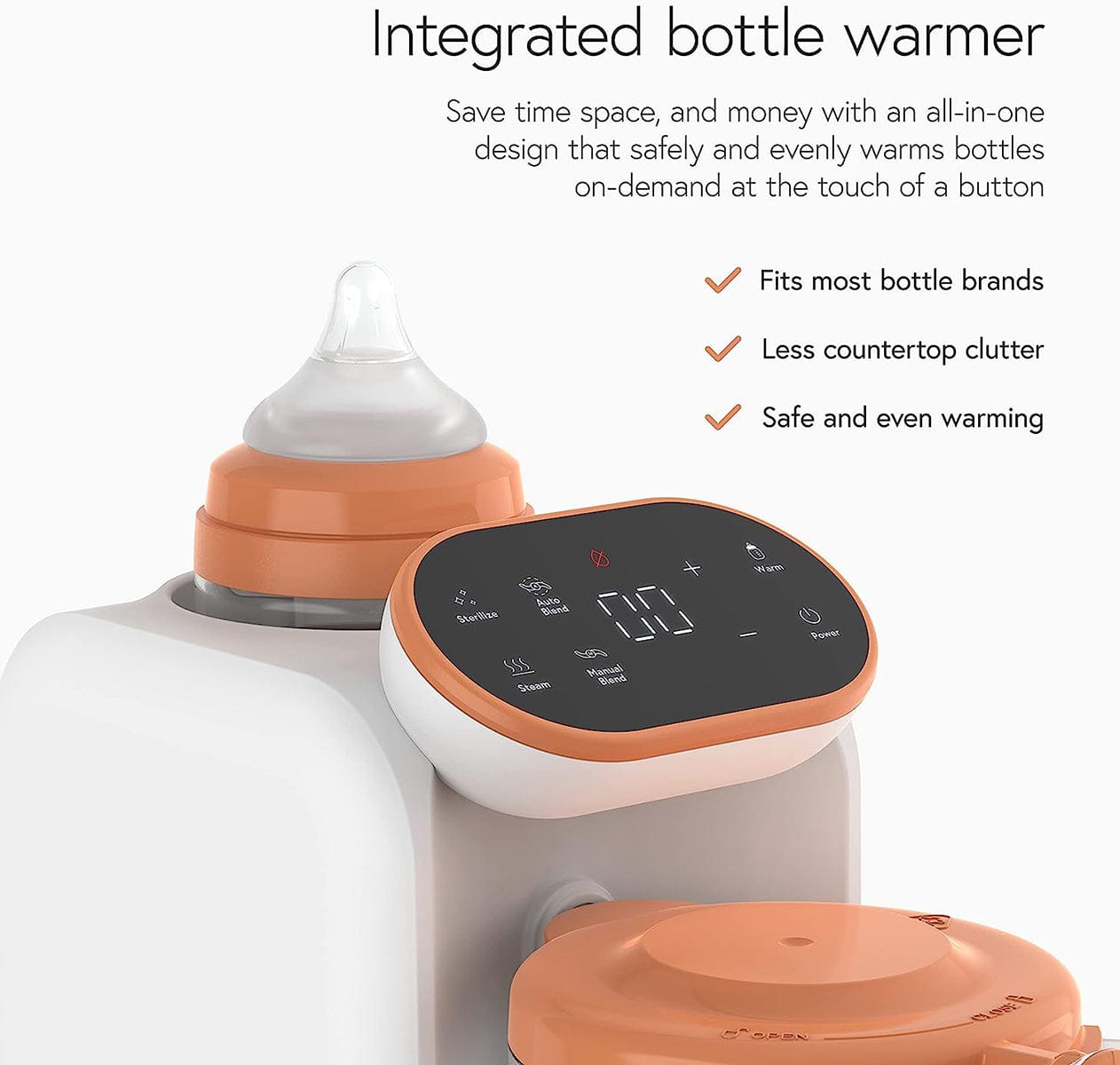 Quark Quook Baby Food Maker, Bottle Warmer & Sterilizer - QUOOK