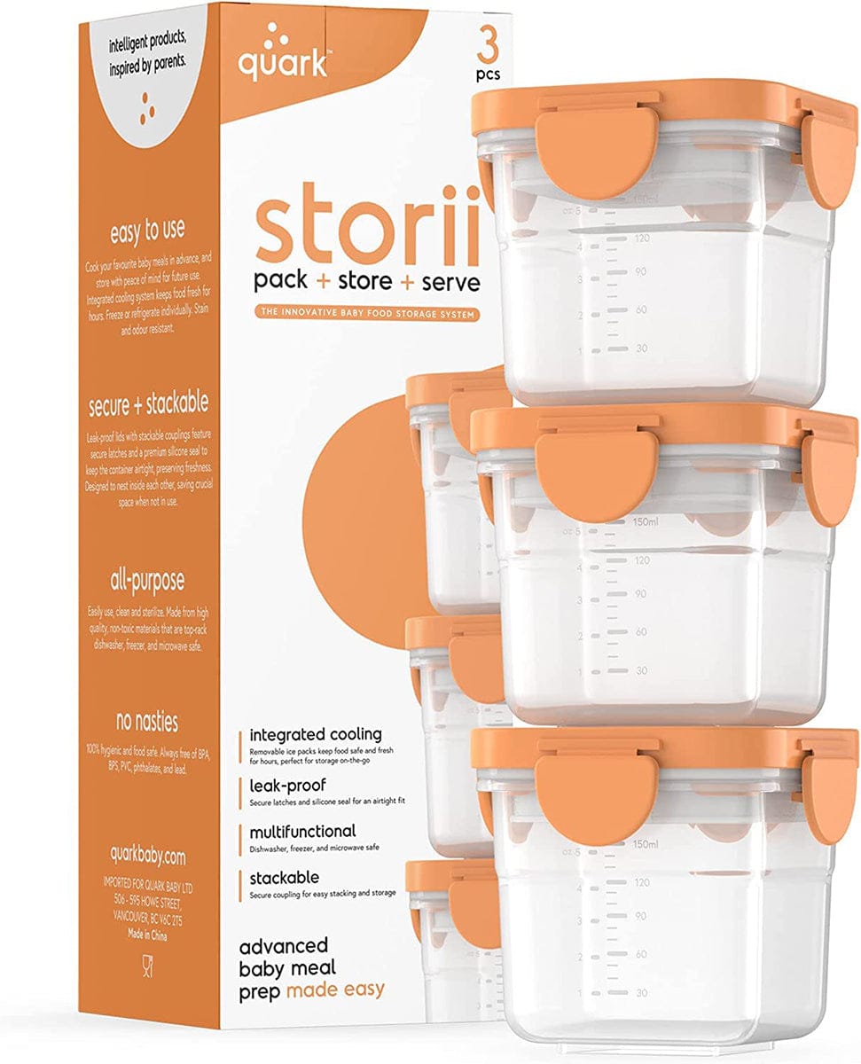 Quark Storii Cooling Food Storage Containers, 3 Pack - STORII