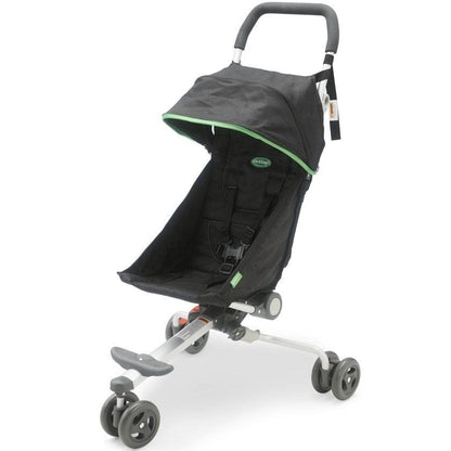 QuickSmart Backpack Diaper Bag Compact Stroller - Black / Lime - B10200USA