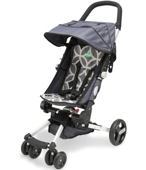 QuickSmart Easy Fold Compact Stroller in Geometric Grey - B09721USA