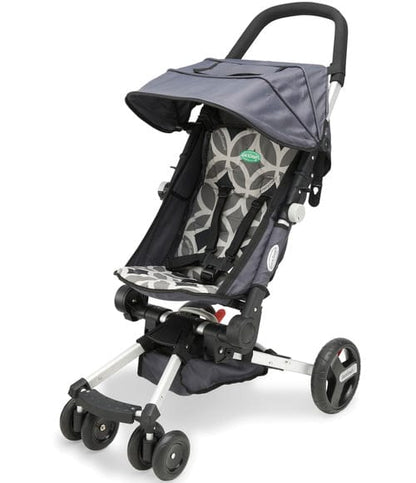 QuickSmart Easy Fold Compact Stroller in Geometric Grey - B09721USA