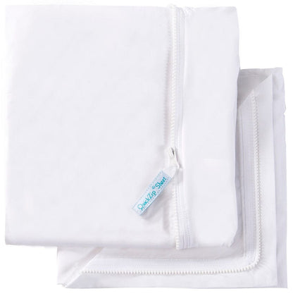 QuickZip Crib Starter Set - White - QZC-227