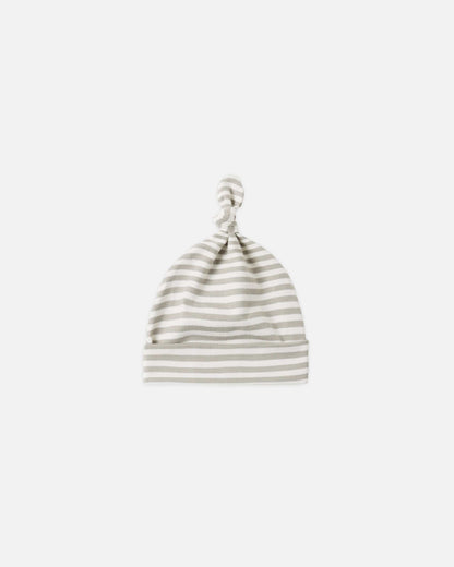 Quincy Mae Knotted Baby Hat - Laurel Stripe, OS
