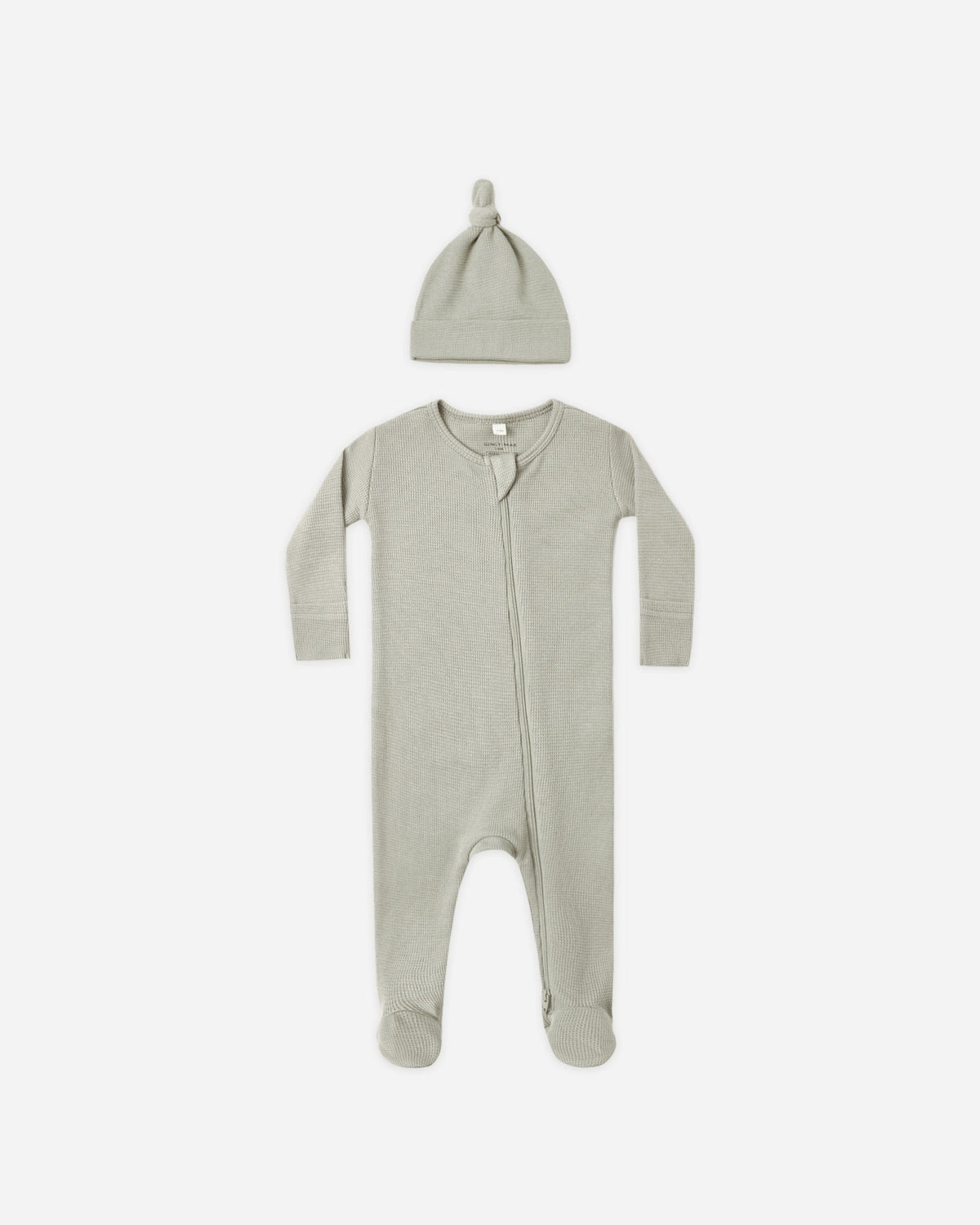 Quincy Mae Waffle Sleep Set - Laurel, 0-3M