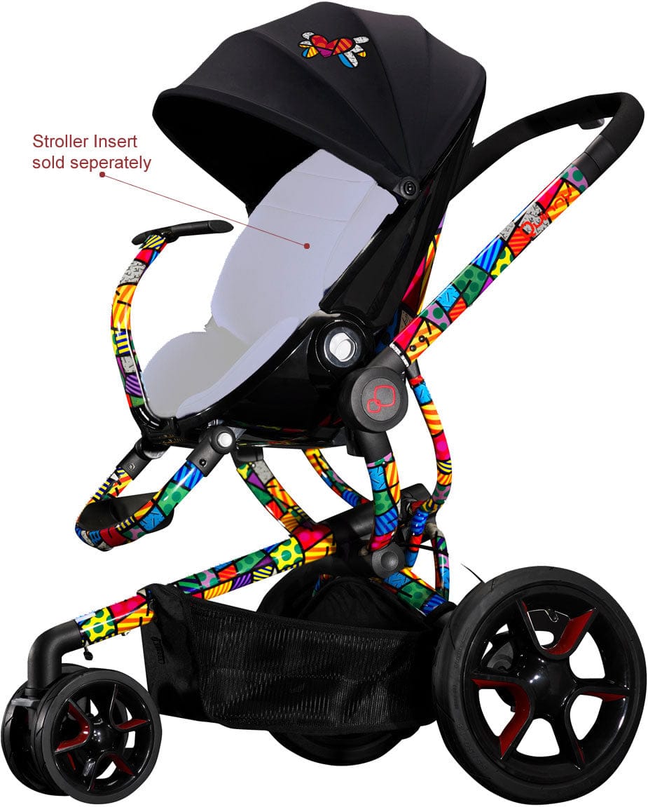 Quinny Britto Moodd Stroller (Chassis Only) - CV218BLK