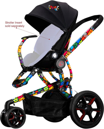 Quinny Britto Moodd Stroller (Chassis Only) - CV218BLK