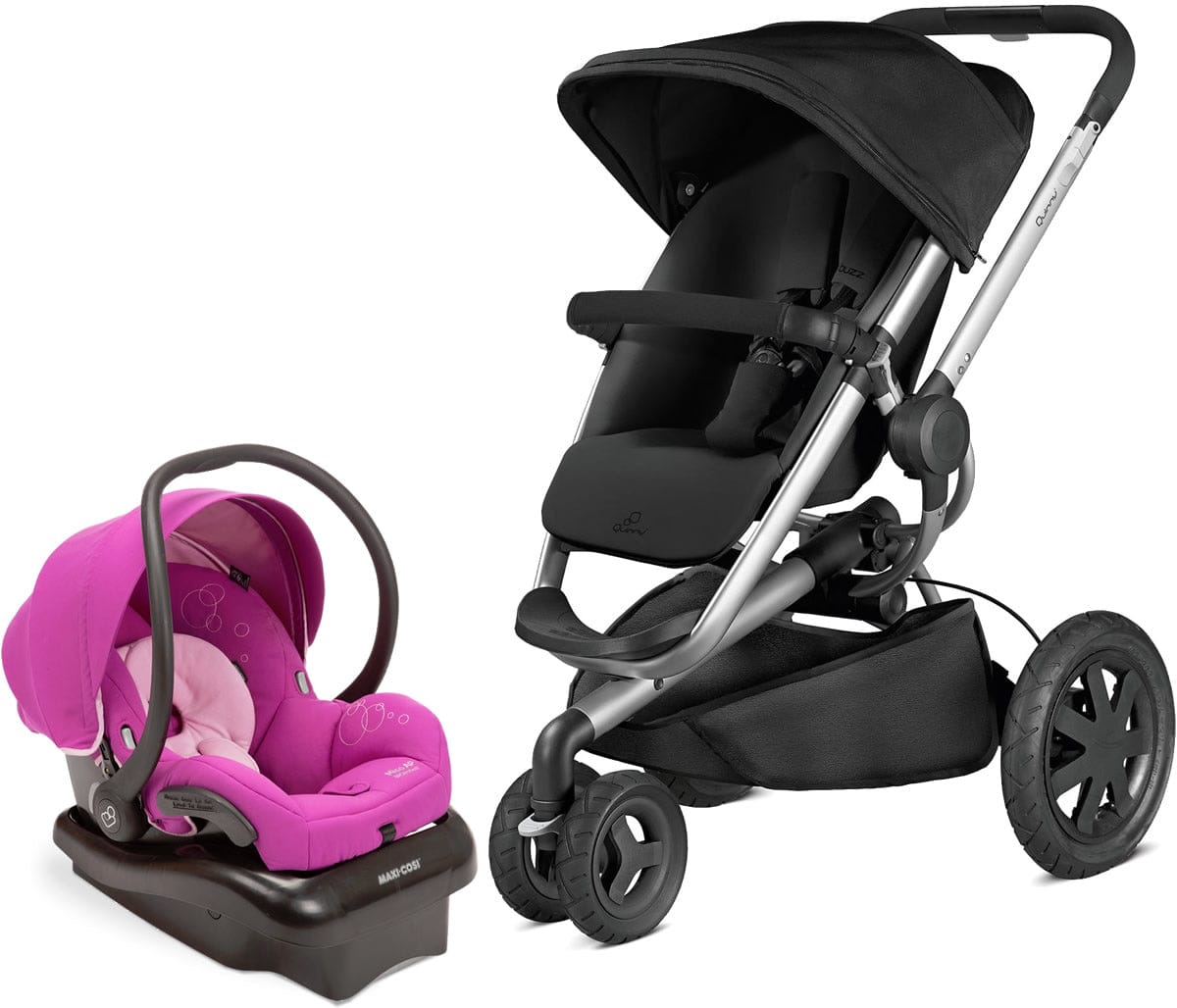 Quinny Buzz Xtra + Maxi-Cosi Mico AP Travel System - Rocking Black/Posh Purple - CV268RKB-152CEC