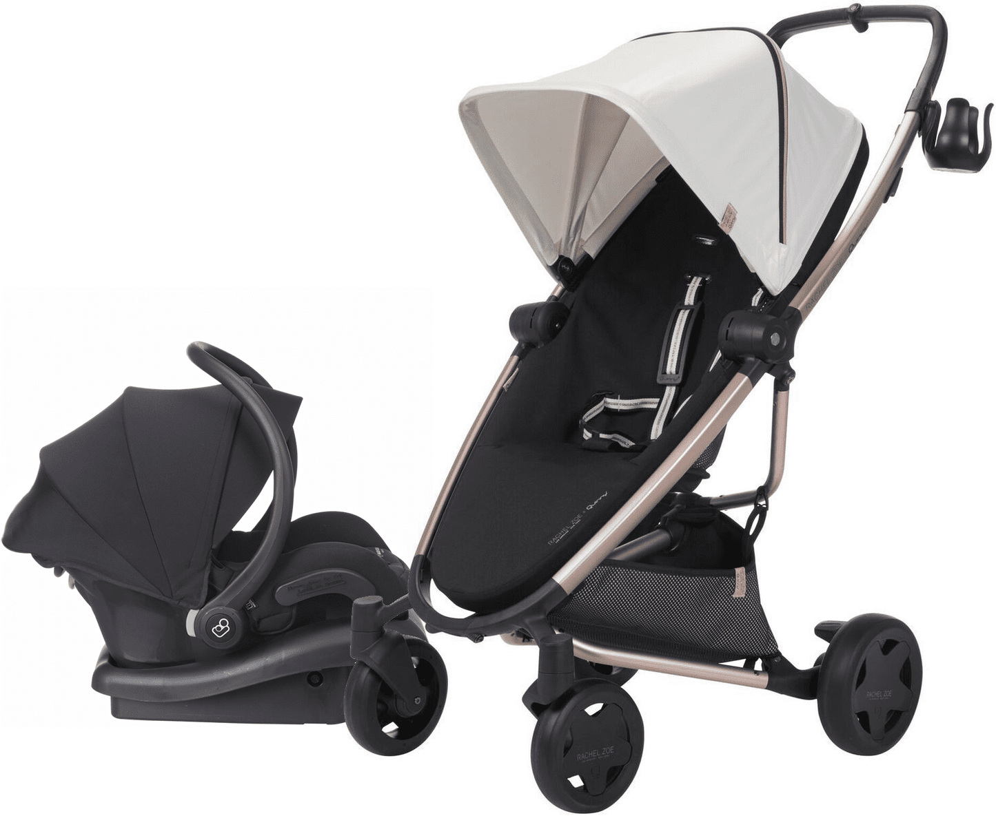 Quinny Zapp Flex Plus + Maxi-Cosi Mico 30 Travel System - Rachel Zoe Luxe Sport - CV358ETD-IC301EMJA
