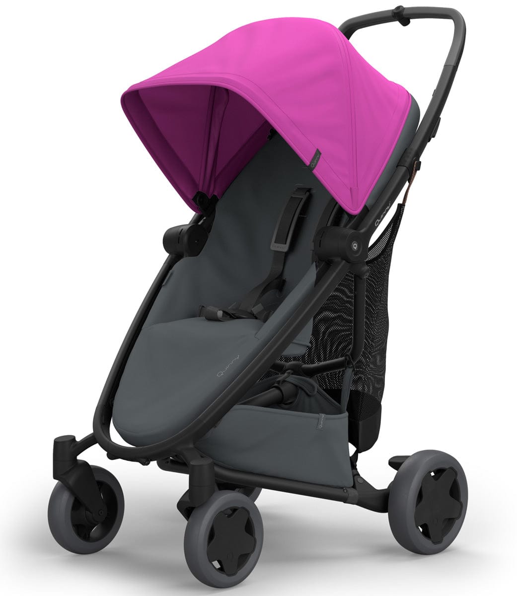 Quinny Zapp Flex Plus Stroller - Pink on Graphite