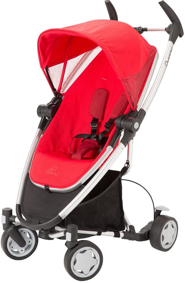 Quinny Zapp Xtra Folding Seat Compact Stroller - Rebel Red