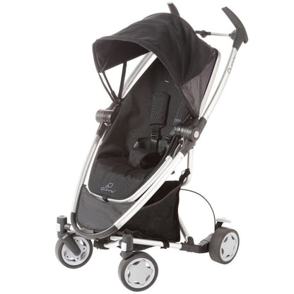 Quinny Zapp Xtra Folding Seat Compact Stroller - Rocking Black - CV262RKB