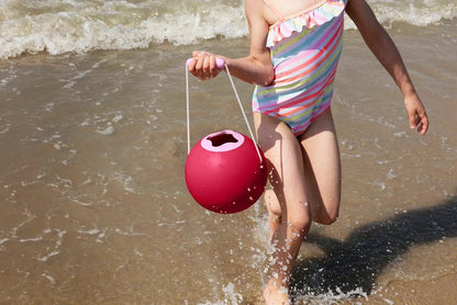 Quut Ballo No Spill Bucket - Cherry - QUUS-BALLO-CHERRY