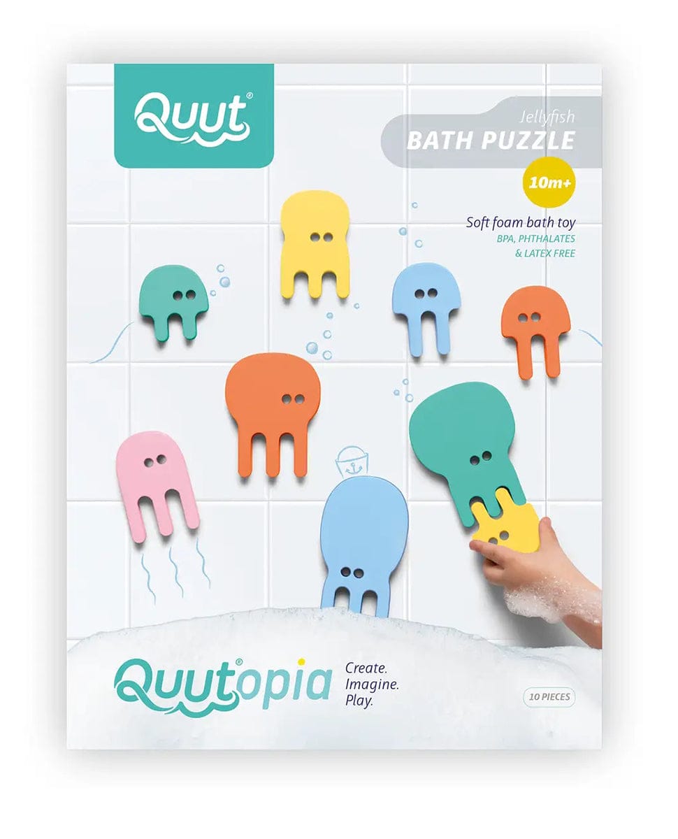 Quut Bath Puzzle - Jellyfish - QUUS-BPUZZLE-JELLY