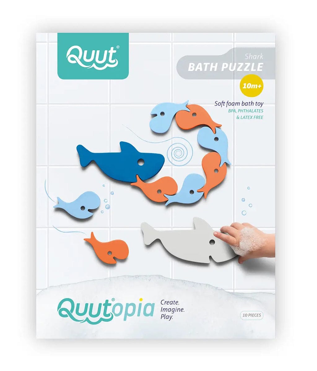 Quut Bath Puzzle - Shark - QUUS-BPUZZLE-SHARK