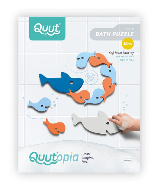 Quut Bath Puzzle - Shark - QUUS-BPUZZLE-SHARK