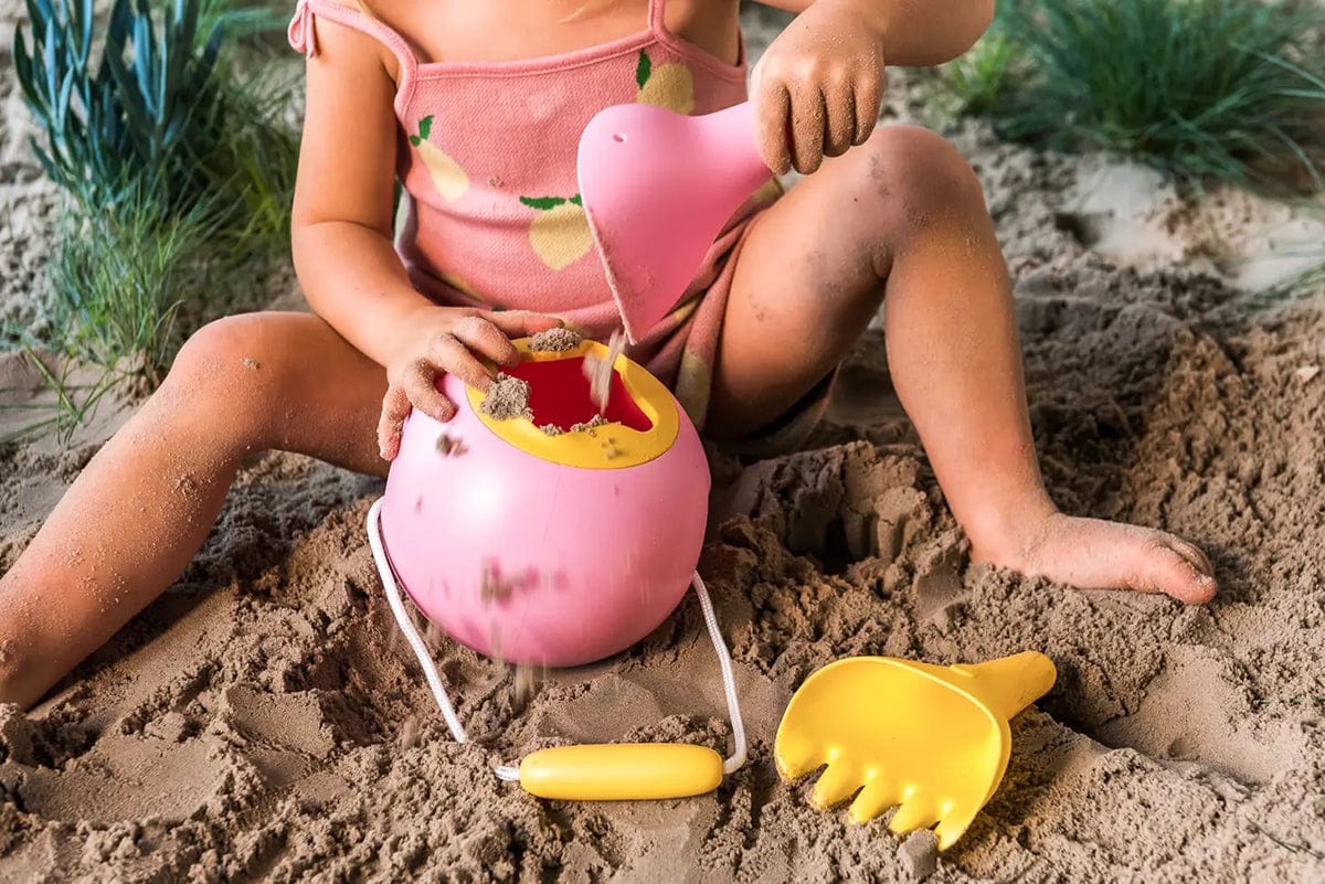 Quut Mini Ballo No Spill Bucket - Banana Blue - QUUS-MBALLO-BBLUE