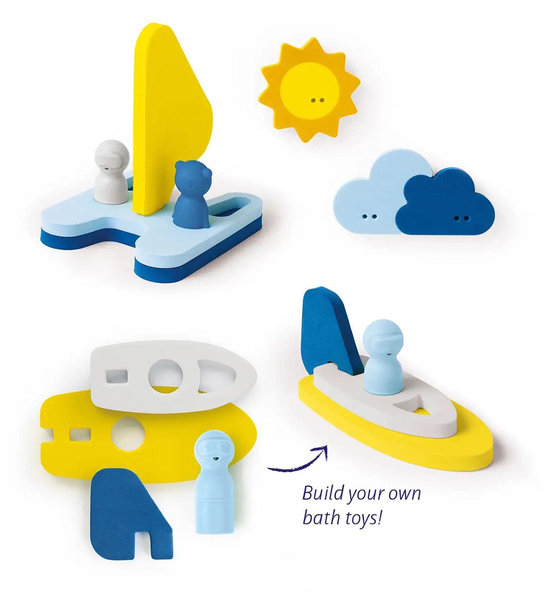 Quut Puzzle Friends - Sail Away - QUUS-PFRIENDS-SAIL
