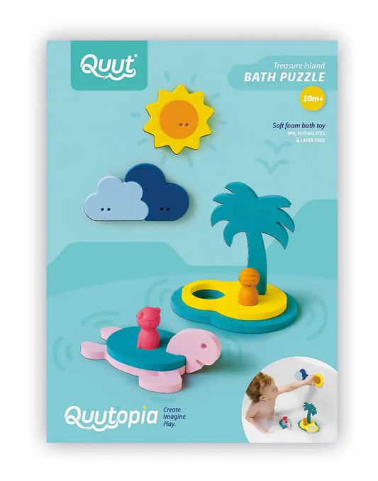 Quut Puzzle Friends - Treasure Island - QUUS-PFRIENDS-TREASURE