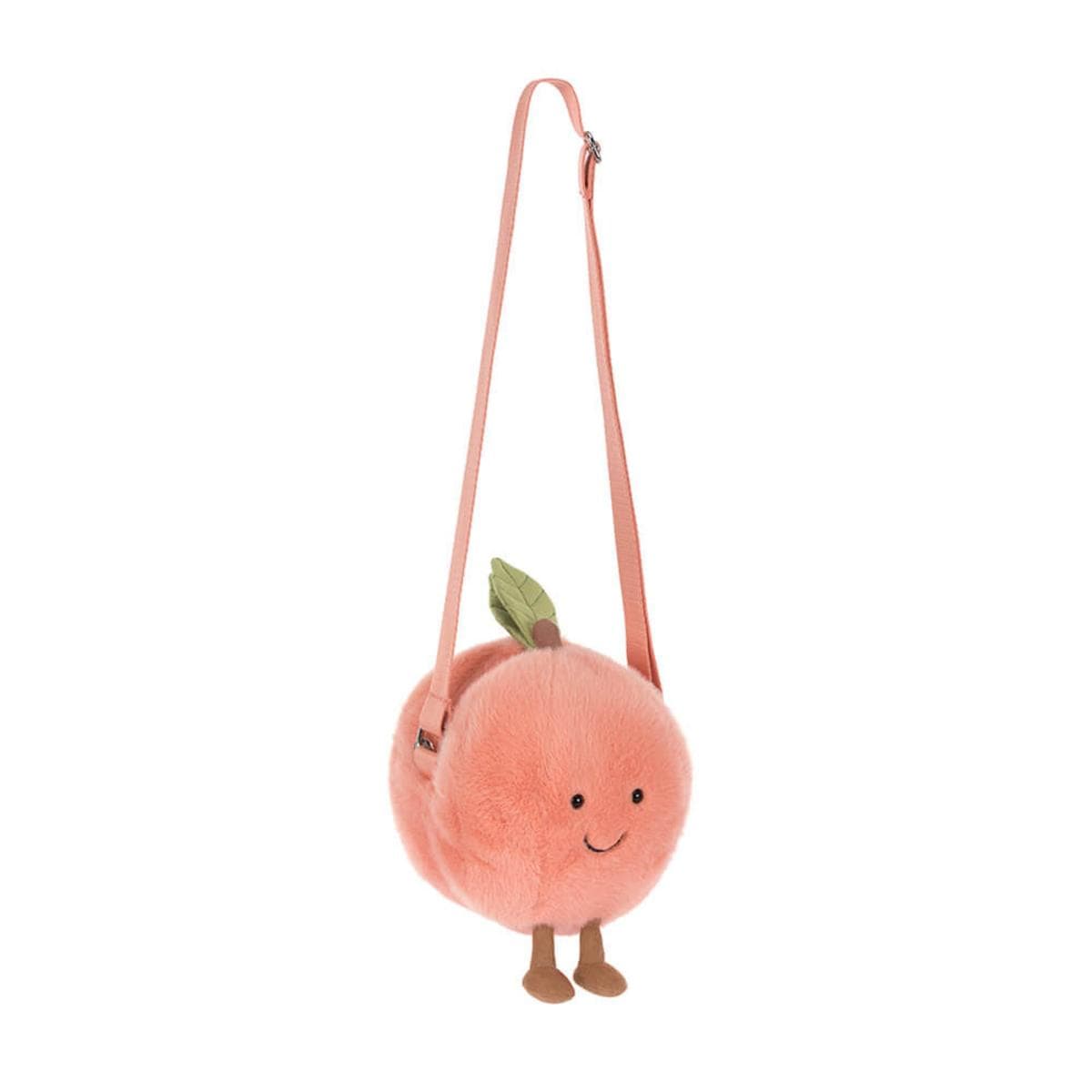 Jellycat Amuseables Peach Shoulder Bag - A4PEACHB