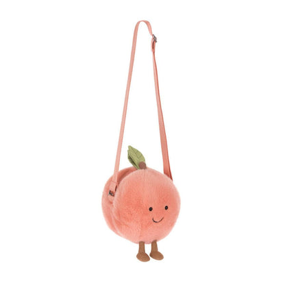 Jellycat Amuseables Peach Shoulder Bag - A4PEACHB