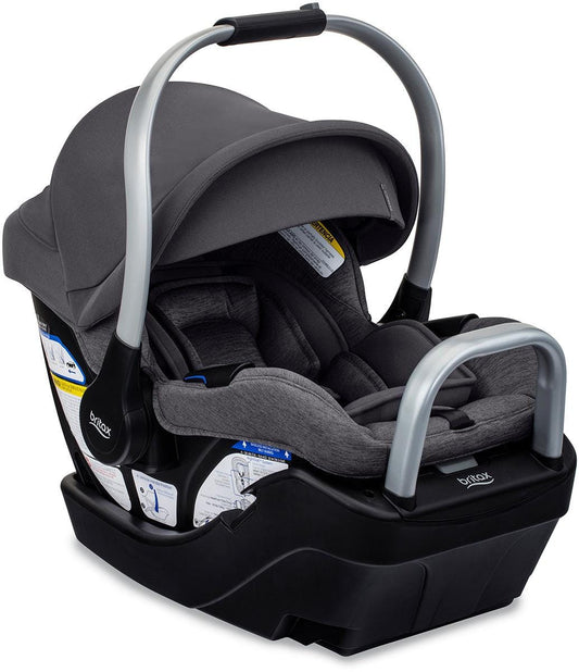 Britax OPEN BOX Cypress Infant Car Seat with Alpine Anti-Rebound Base - Ponte Stone - E1D124V-ob