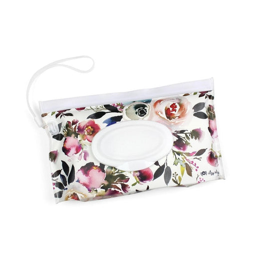 Itzy Ritzy Travel Pouch Wipes Case - Blush Floral - PWC9100
