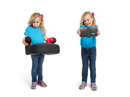 Mifold Comfort Grab-and-Go Booster - Ocean Blue
