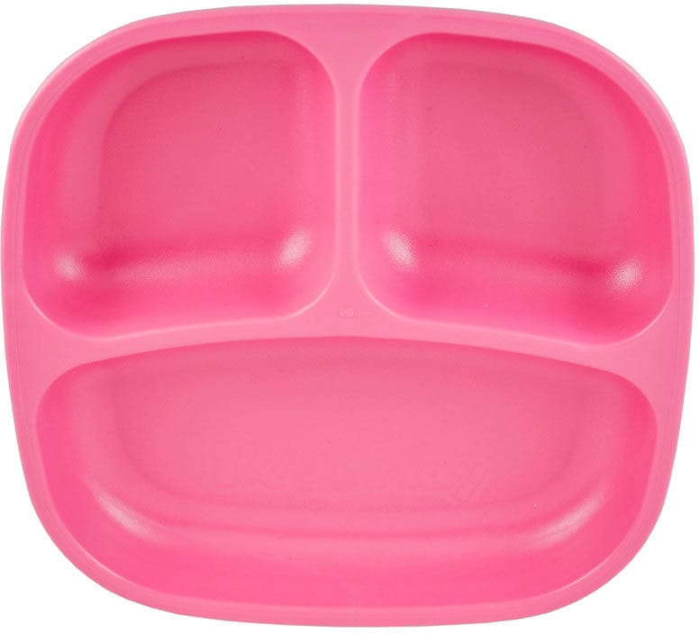 Re-Play 7" Divided Plate - Bright Pink - 98601081009