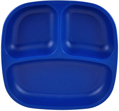 Re-Play 7" Divided Plate - Navy Blue - 98601081207