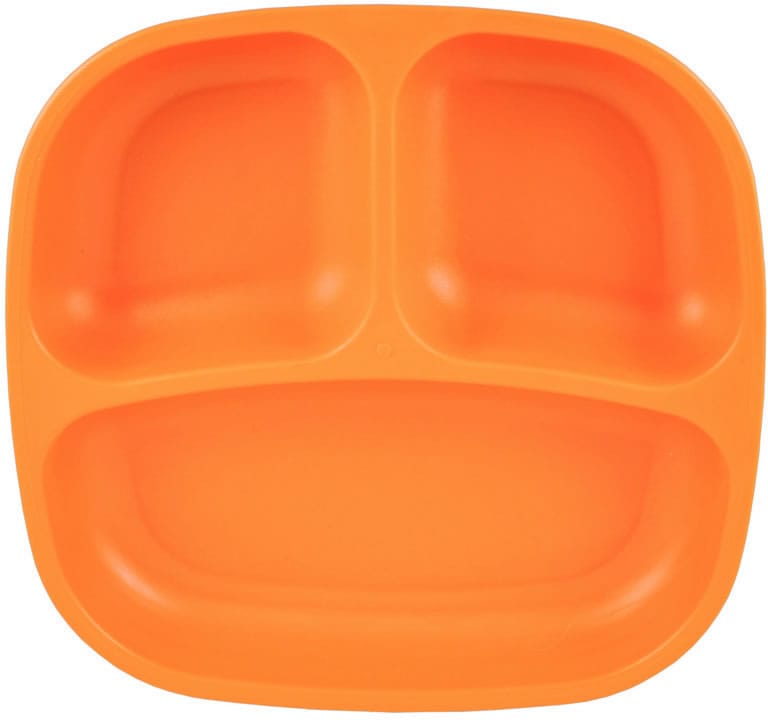 Re-Play 7" Divided Plate - Orange - 98601089005