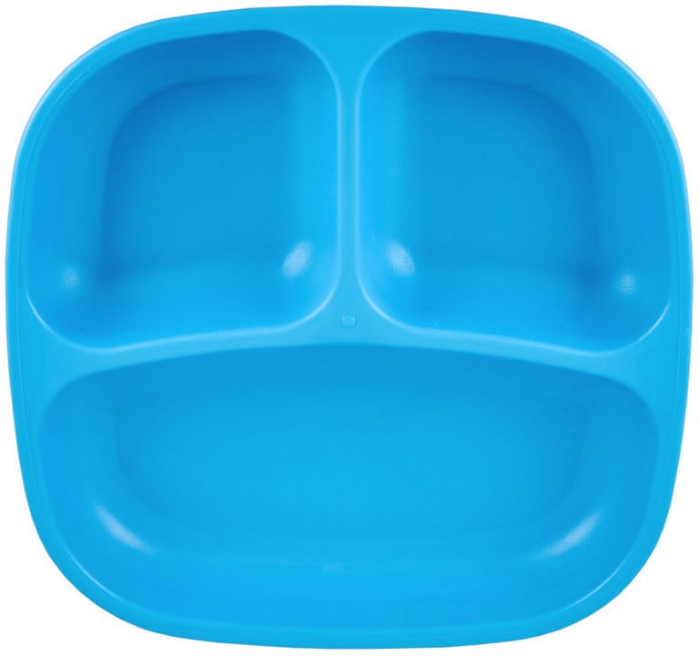 Re-Play 7" Divided Plate - Sky Blue - 98601088008
