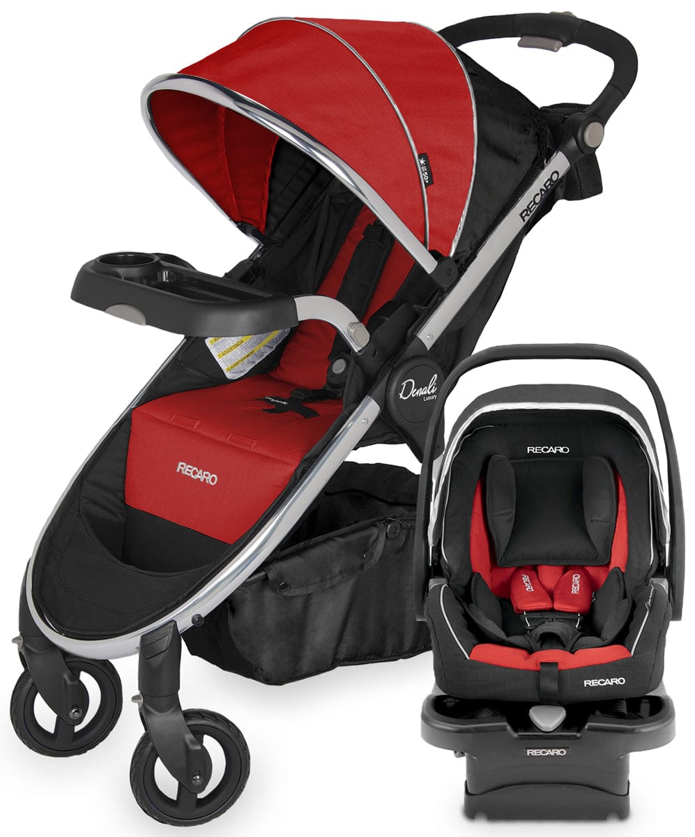 Recaro Denali Luxury Stroller - Scarlet - 433-01-SCLT