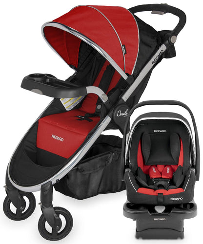 Recaro Denali Luxury Stroller - Scarlet - 433-01-SCLT