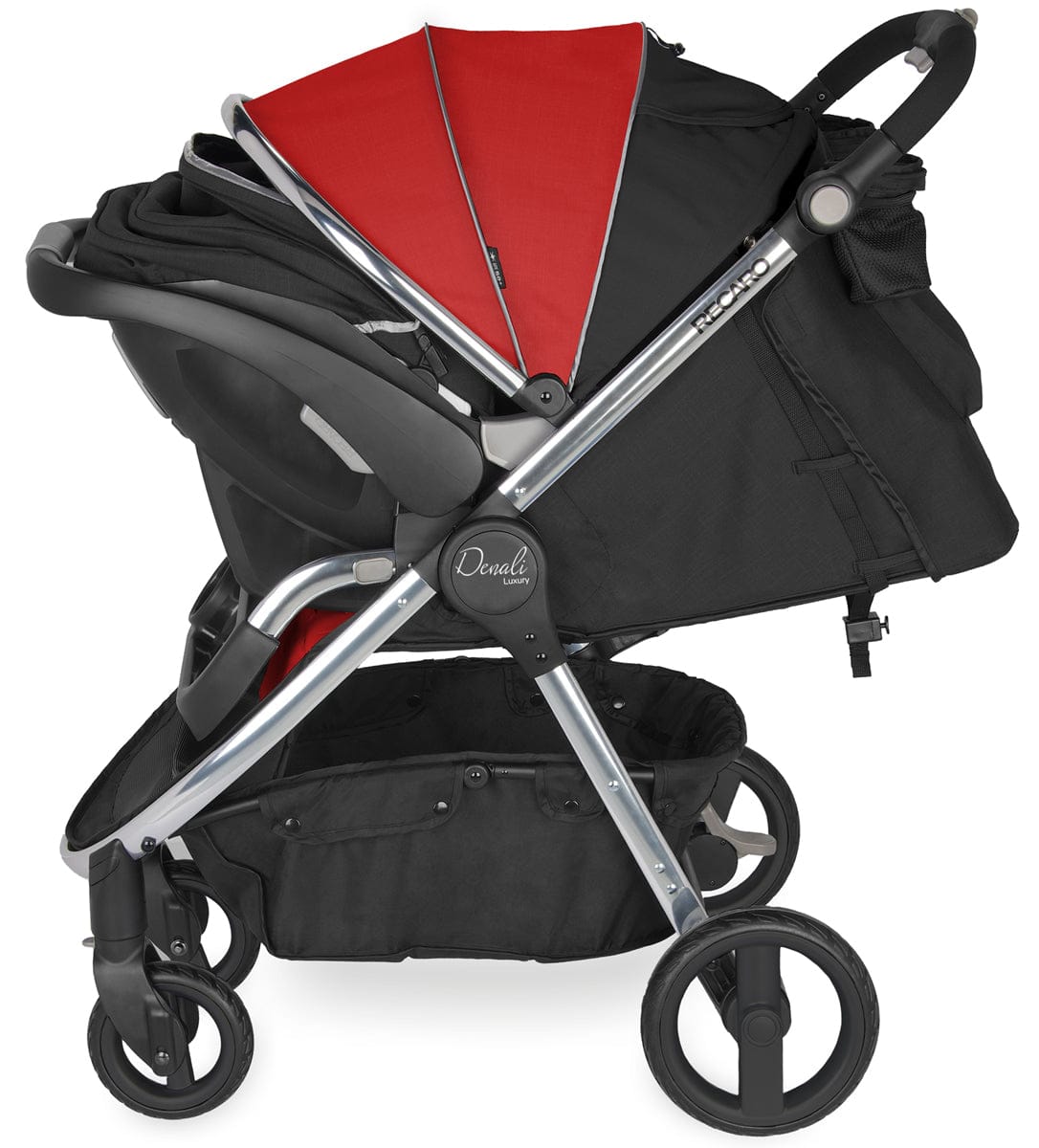 Recaro Denali Luxury Stroller - Scarlet - 433-01-SCLT