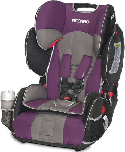 RECARO Performance SPORT Combination Harness Booster Car Seat - Plum - 386-01-PLUM